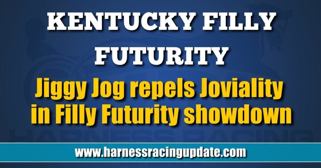 Jiggy Jog repels Joviality in Filly Futurity showdown