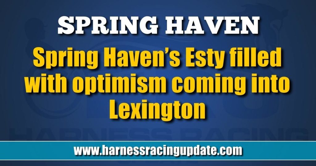 Spring Haven’s Esty filled with optimism coming into Lexington