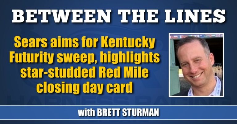 Sears aims for Kentucky Futurity sweep, highlights star-studded Red Mile closing day card