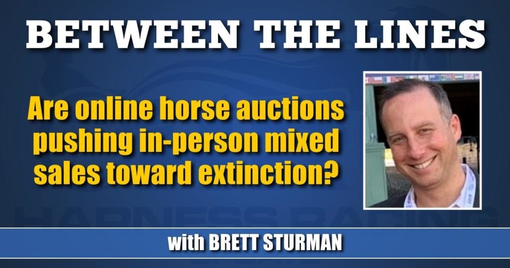 Are online horse auctions pushing in-person mixed sales toward extinction?