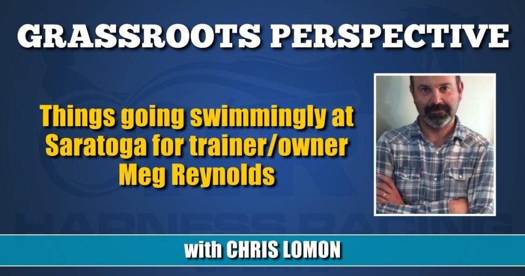 Things going swimmingly at Saratoga for trainer/owner Meg Reynolds