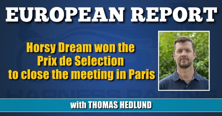 Horsy Dream won the Prix de Selection to close the meeting in Paris