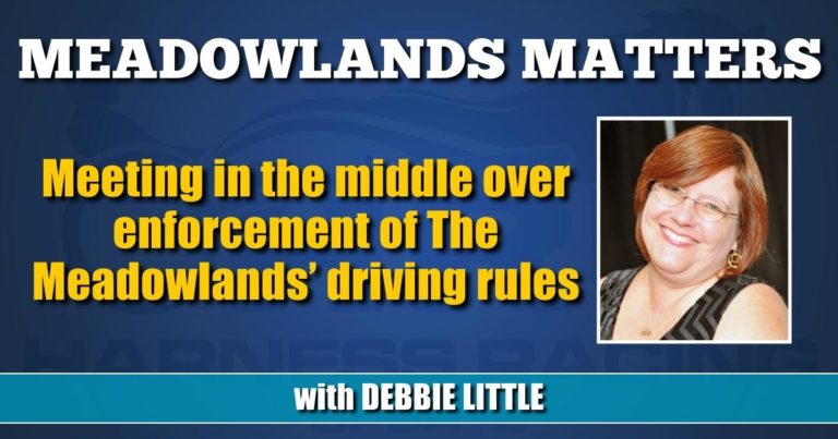 Meeting in the middle over enforcement of The Meadowlands’ driving rules