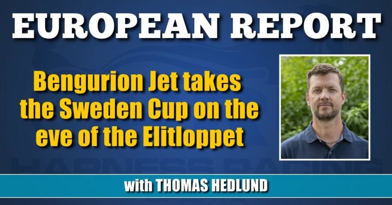 Bengurion Jet takes the Sweden Cup on the eve of the Elitloppet