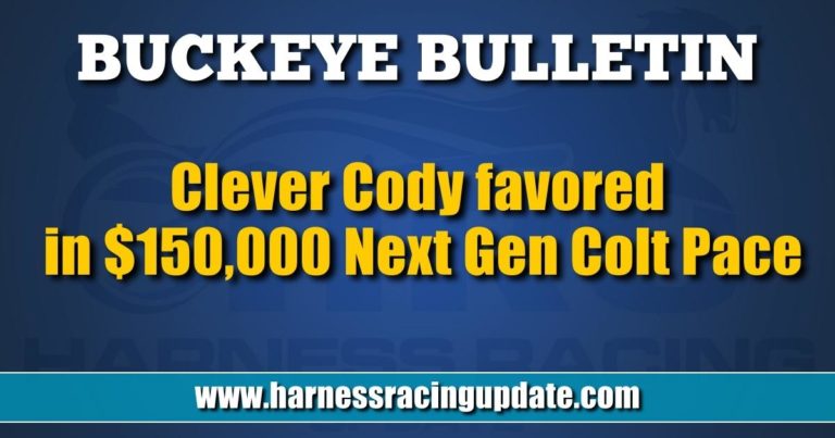 Clever Cody favored in $150,000 Next Gen Colt Pace