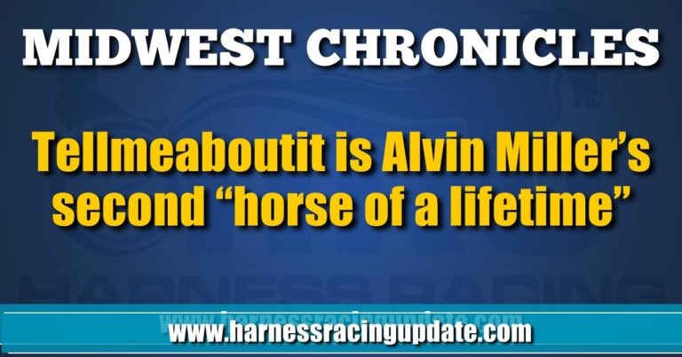 Tellmeaboutit is Alvin Miller’s second “horse of a lifetime”