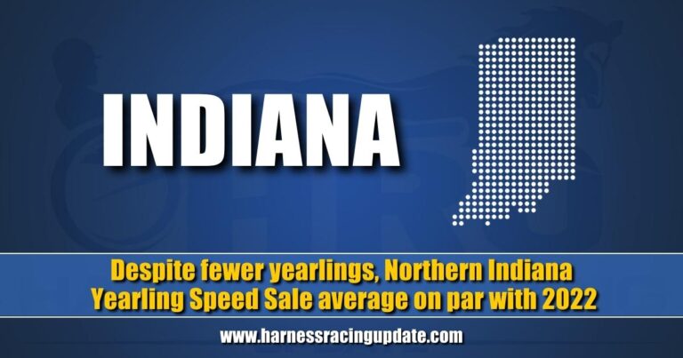 Despite fewer yearlings, Northern Indiana Yearling Speed Sale average on par with 2022